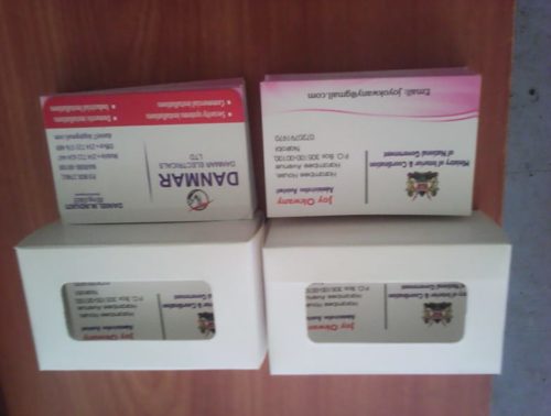 BUSINESS CARDS ( Minimum Order 100 Pieces)